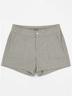 Athleta Utility Hiking Travel Shorts Size 10 Sage Green Lightweight